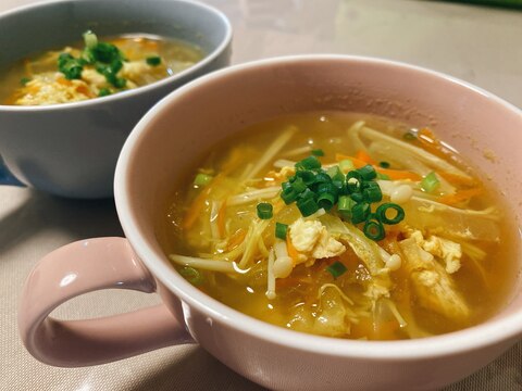 夏に！冬瓜とほたてのカレースープ